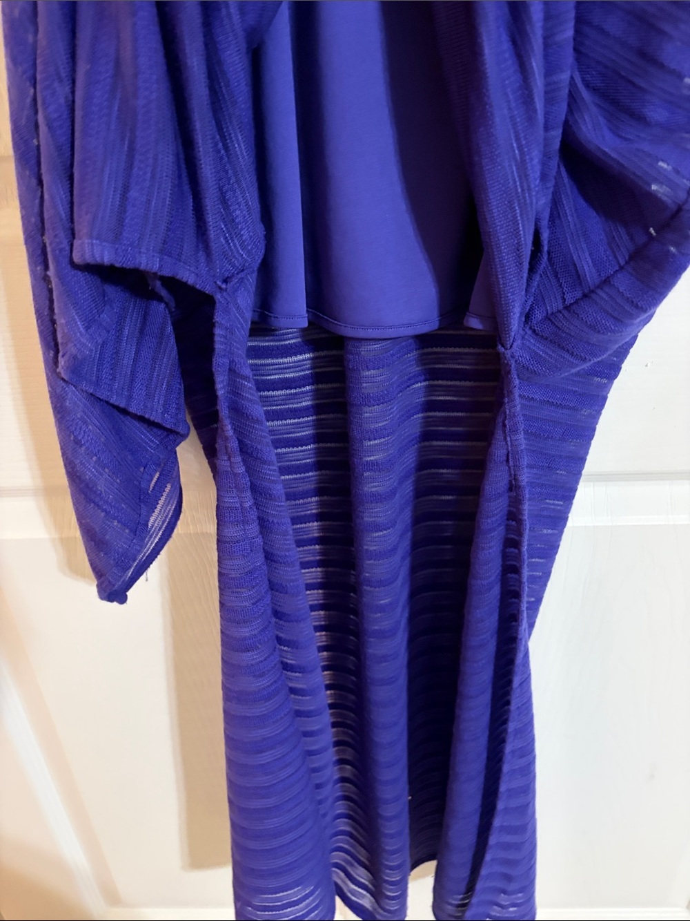 Lilly Pulitzer Ramsey Grape Purple Illusion Stripe Maxi Dress - Size L - Picture 8 of 10